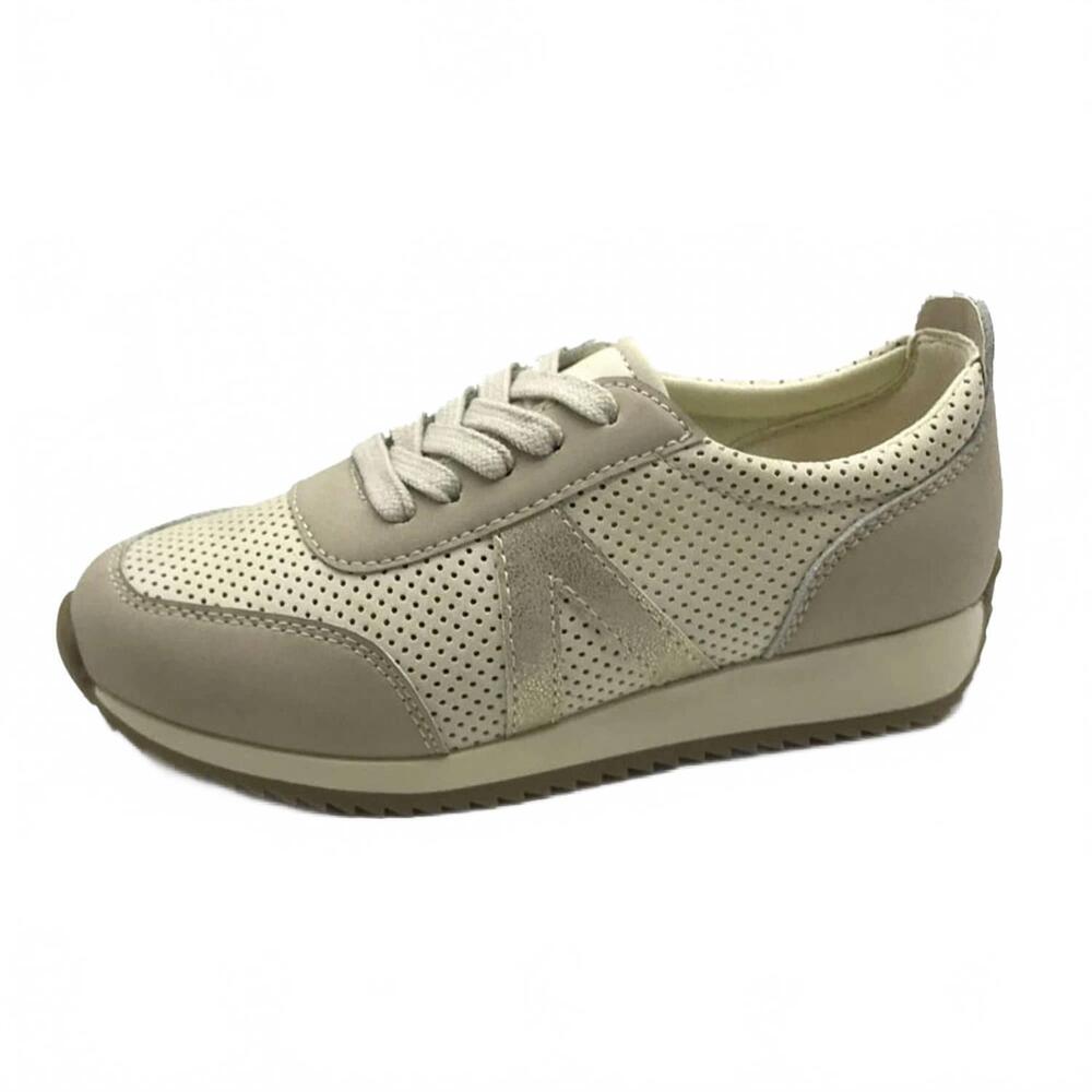 NEW MIA SHOES girl's lena sneakers in mushroom
